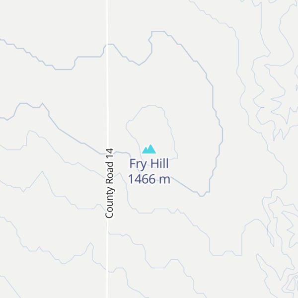 Map of Fry Hill