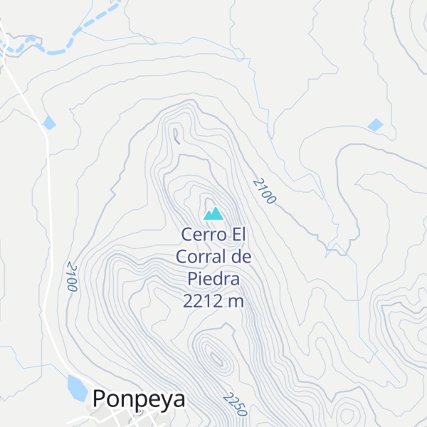 Map of Cerro El Corral de Piedra