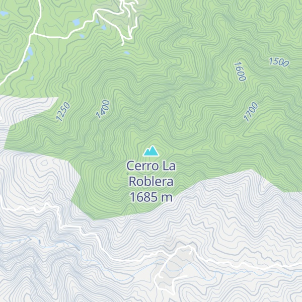 Map of Cerro La Roblera
