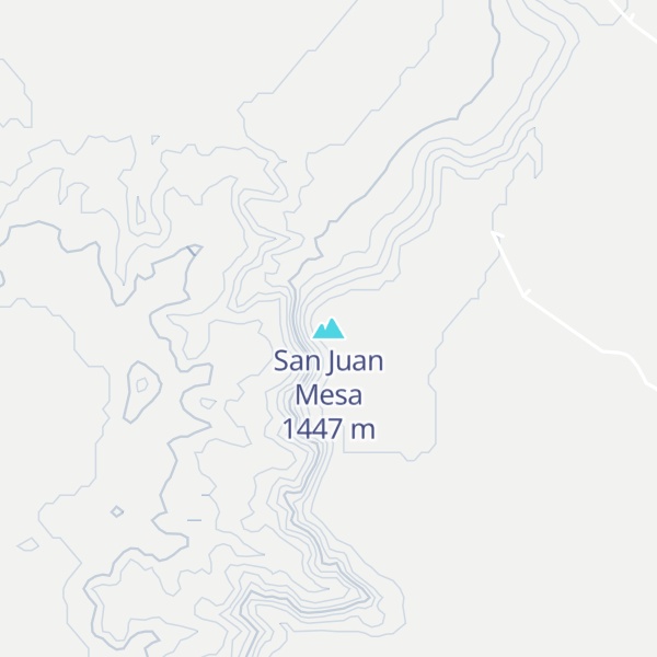 Map of San Juan Mesa