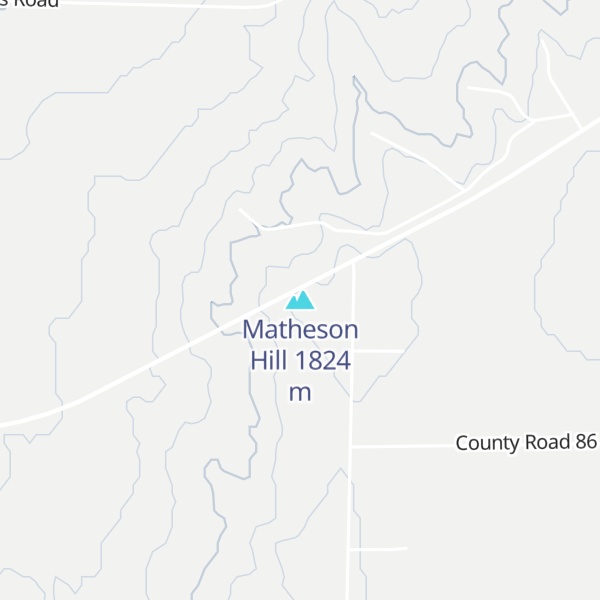 Map of Matheson Hill