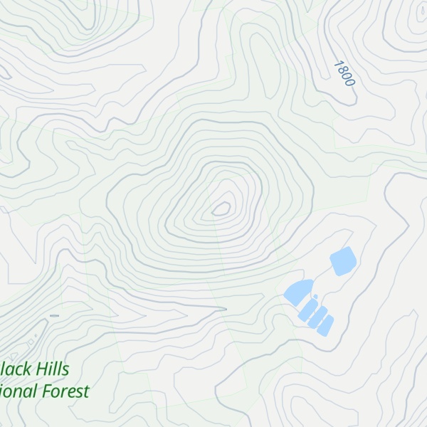 Map of Elk Mountain