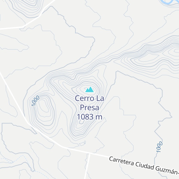 Map of Cerro La Presa