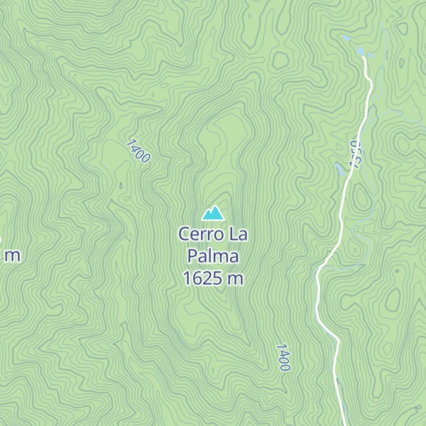 Map of Cerro La Palma