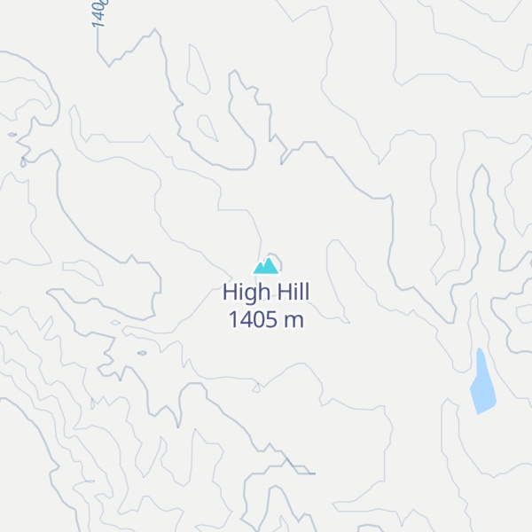 Map of High Hill