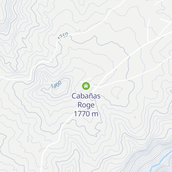 Map of Cabañas Roge
