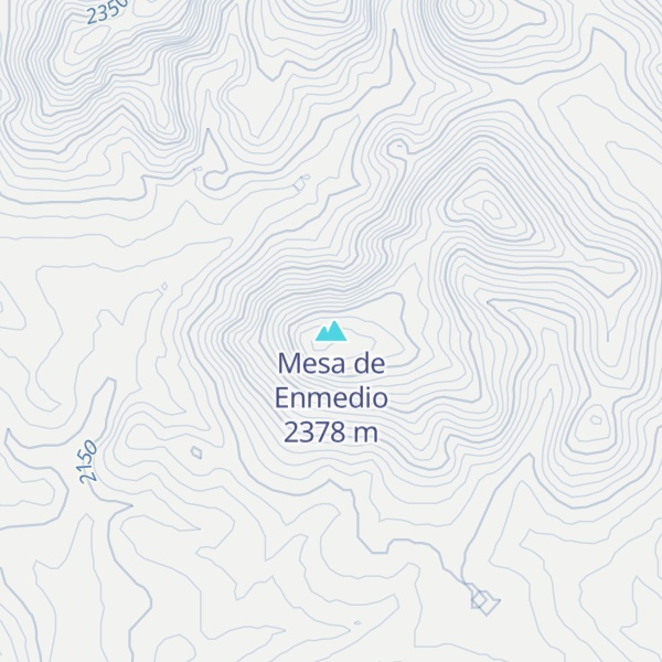 Map of Mesa de Enmedio