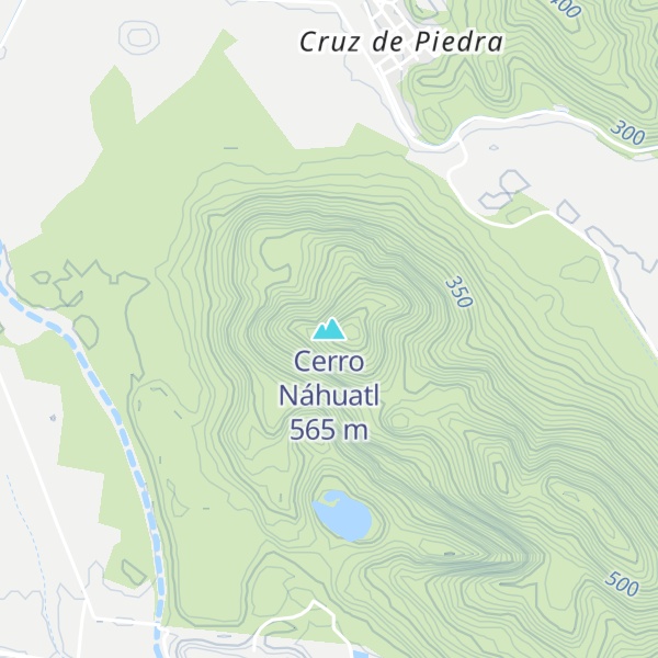 Map of Cerro Náhuatl