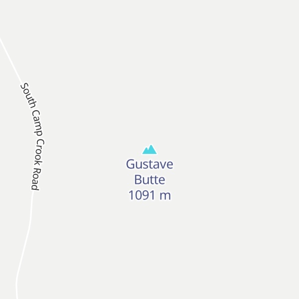 Map of Gustave Butte