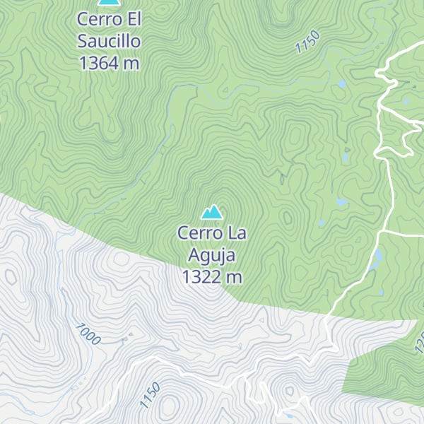 Map of Cerro La Aguja