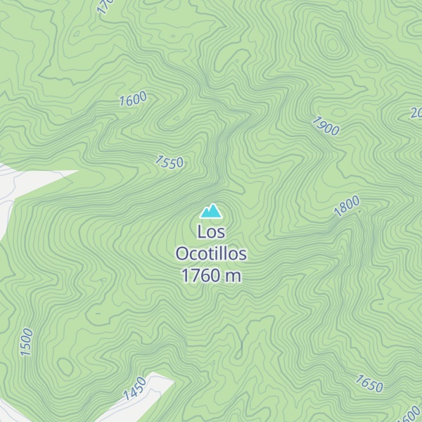 Map of Los Ocotillos
