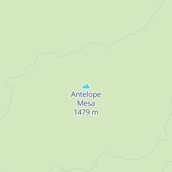 Map of Antelope Mesa