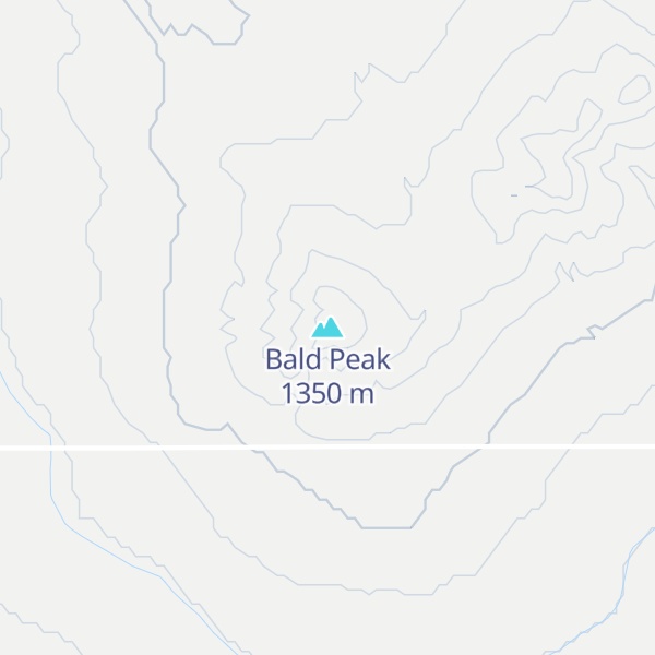 Map of Bald Peak