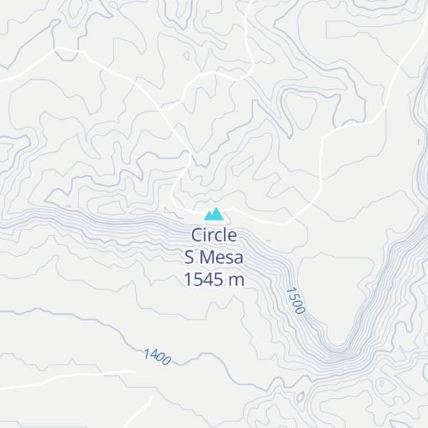 Map of Circle S Mesa
