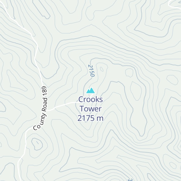 Map of Crooks Tower