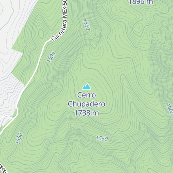Map of Cerro Chupadero