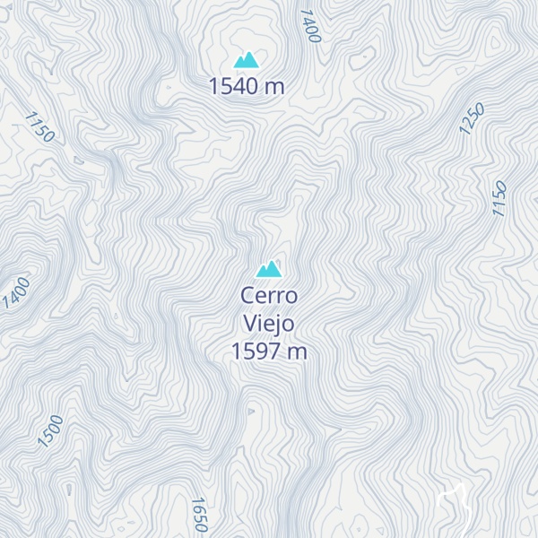 Map of Cerro Viejo