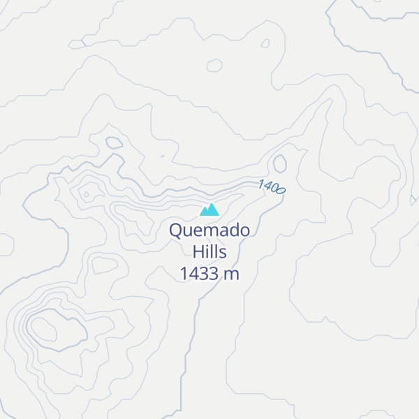 Map of Quemado Hills