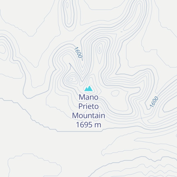 Map of Mano Prieto Mountain