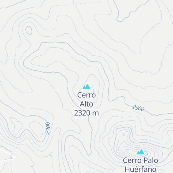 Map of Cerro Alto