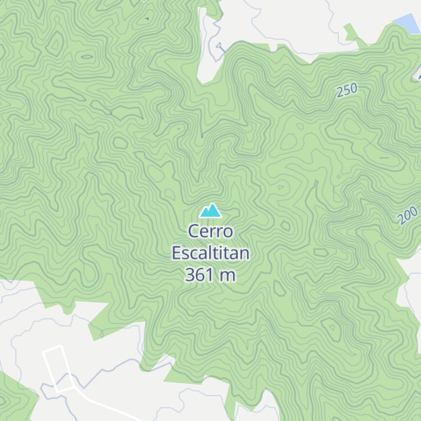 Map of Cerro Escaltitan