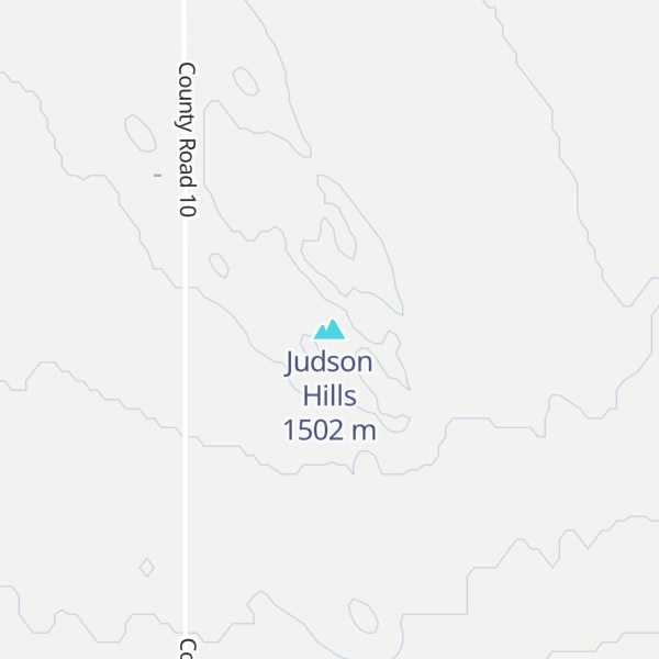Map of Judson Hills