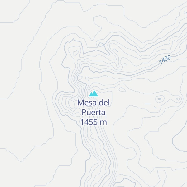 Map of Mesa del Puerta