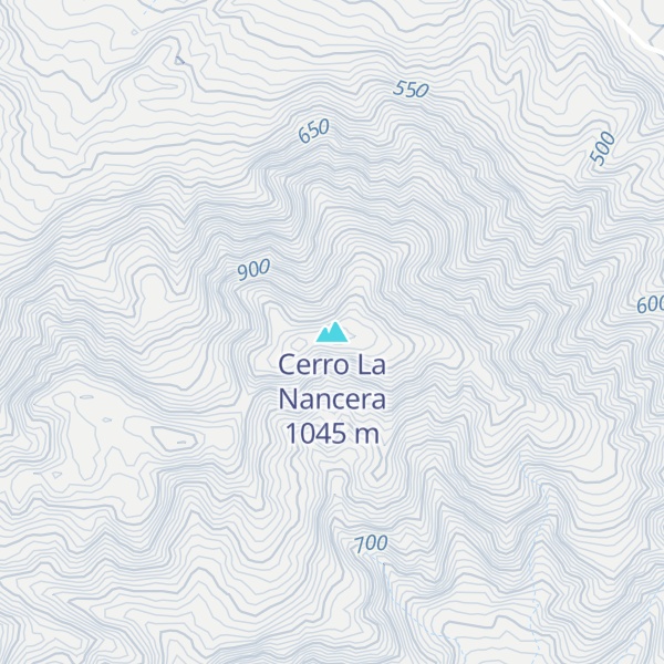 Map of Cerro La Nancera