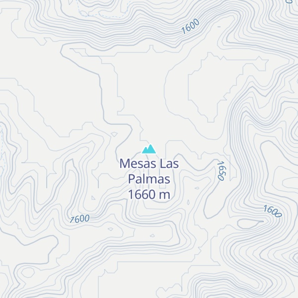Map of Mesas Las Palmas