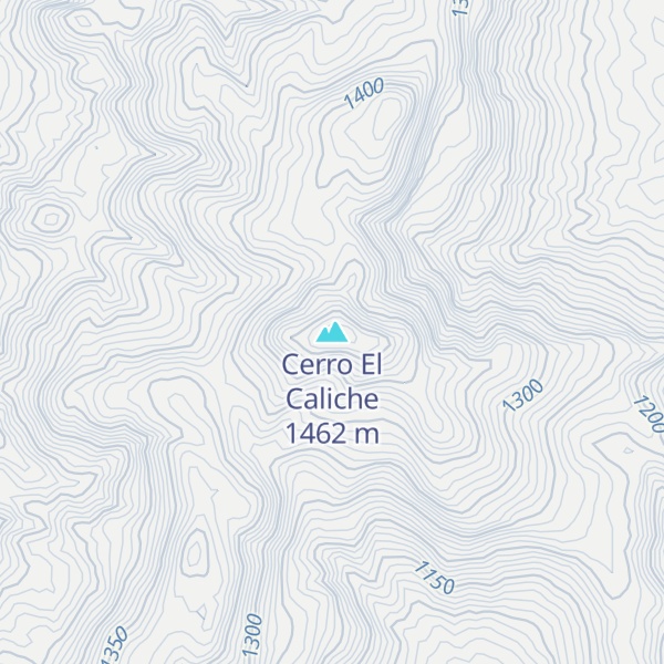 Map of Cerro El Caliche