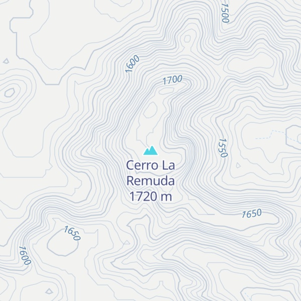 Map of Cerro La Remuda