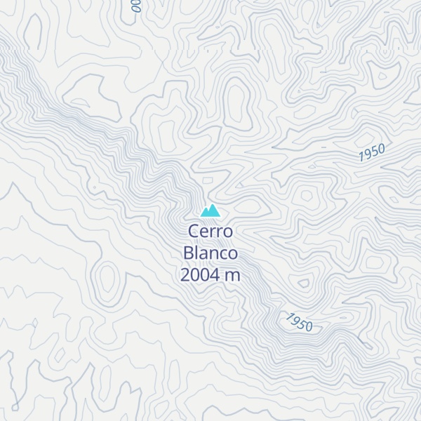 Map of Cerro Blanco