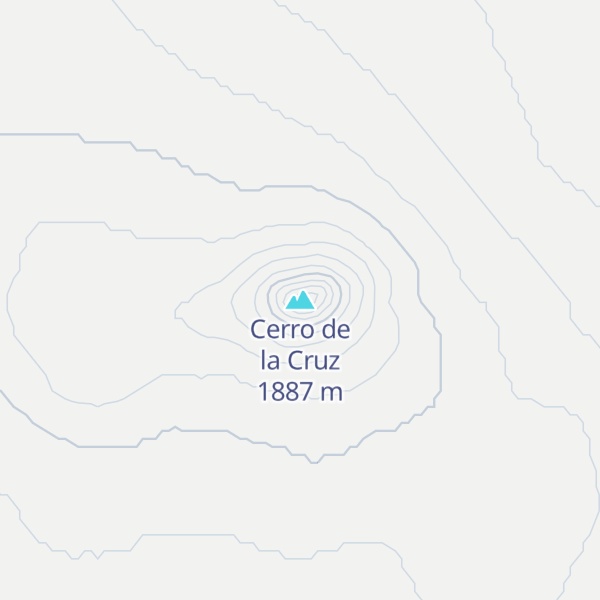 Map of Cerro de la Cruz