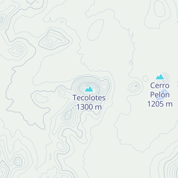 Map of Tecolotes