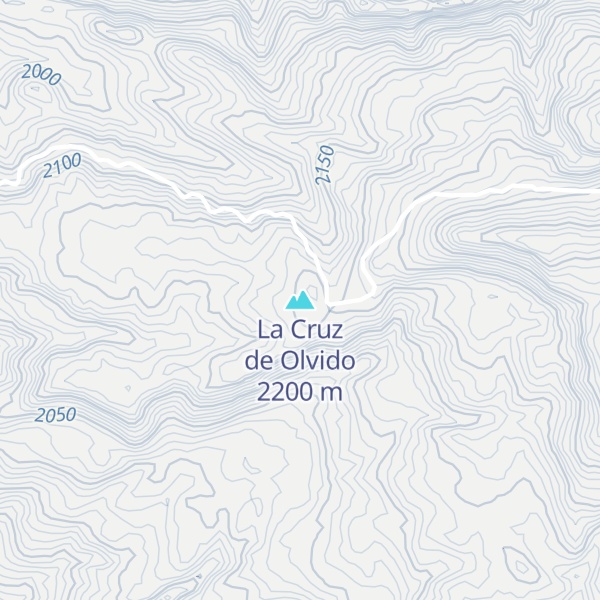Map of La Cruz de Olvido