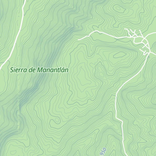 Map of Cerro Tonino