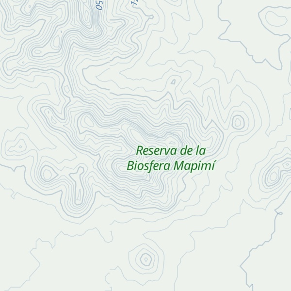 Map of Cerro La Escondida