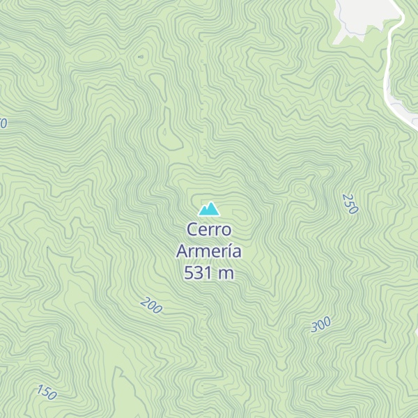Map of Cerro Armería