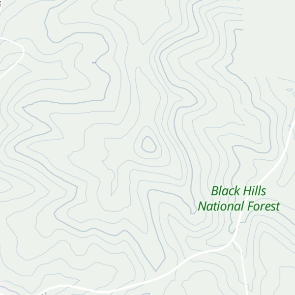Map of Laird Peak