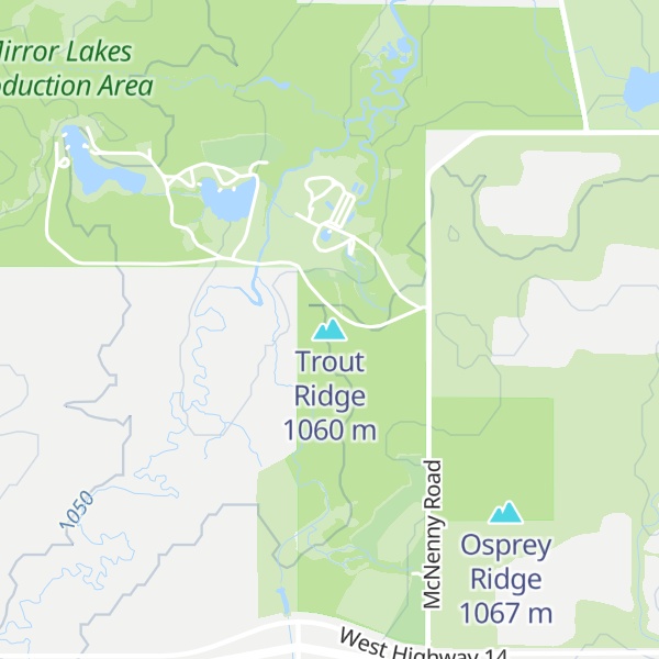 Map of Trout Ridge