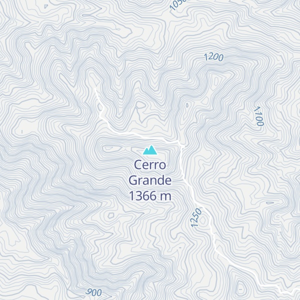 Map of Cerro Grande
