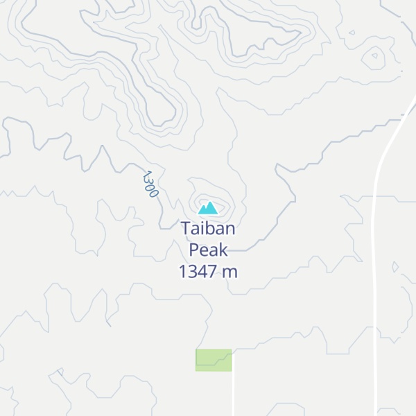 Map of Taiban Peak