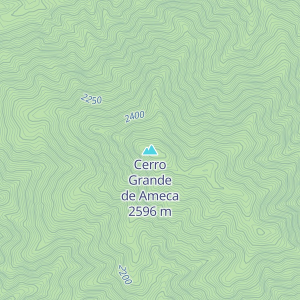 Map of Cerro Grande de Ameca