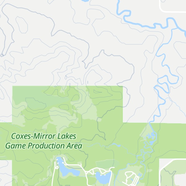 Map of Beulah Butte