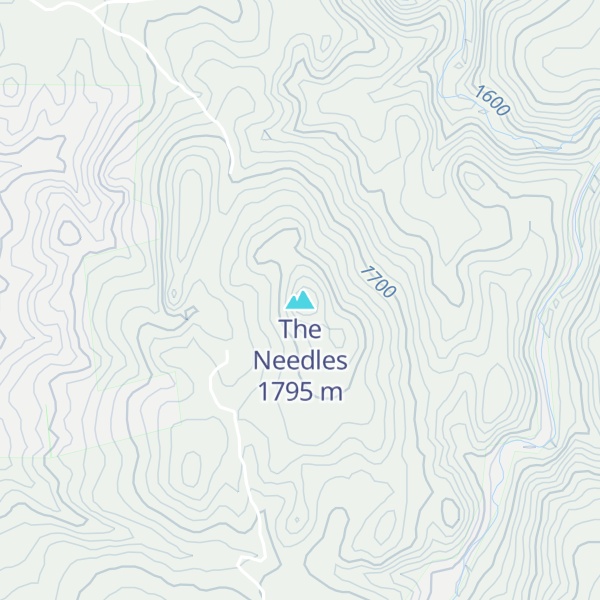 Map of The Needles