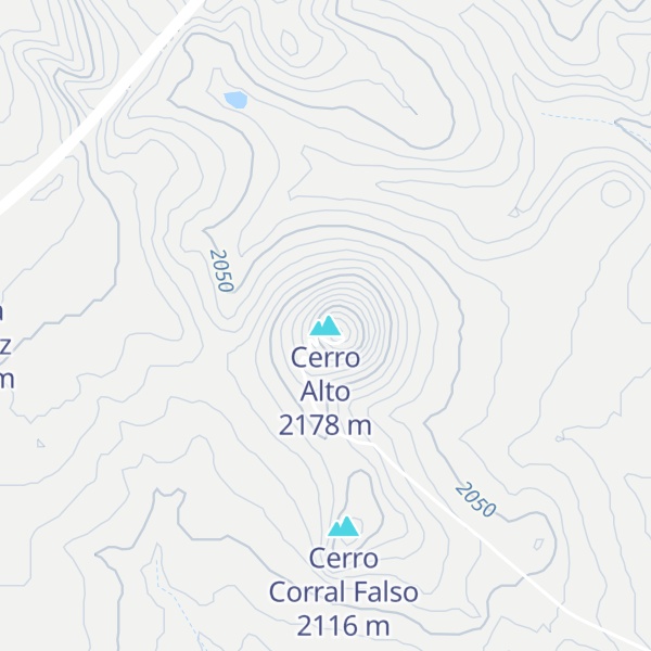 Map of Cerro Alto