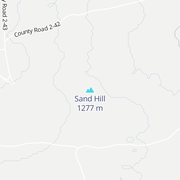 Map of Sand Hill