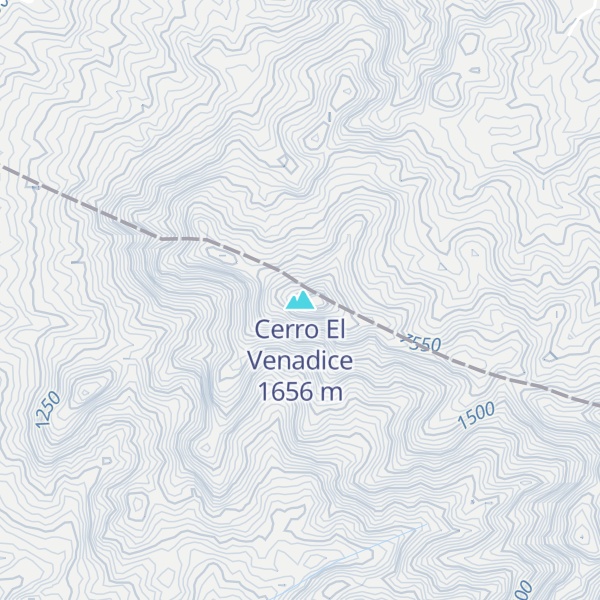 Map of Cerro El Venadice