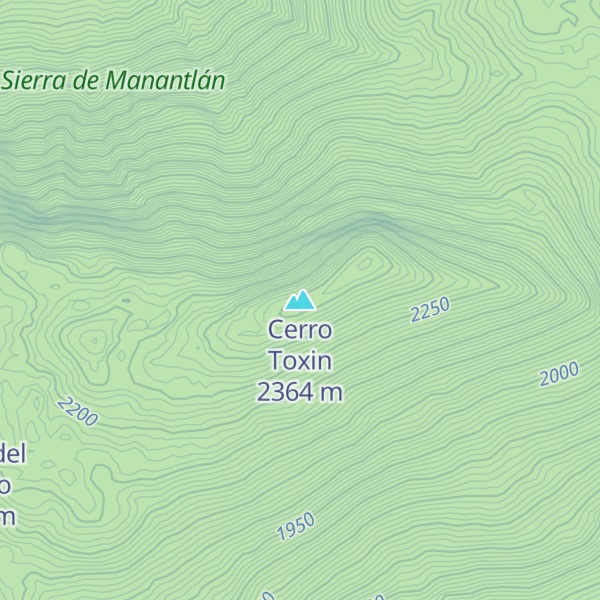 Map of Cerro Toxin