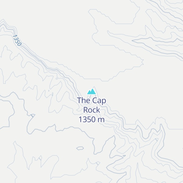 Map of The Cap Rock